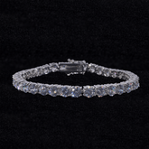 GL 6MM 5A+ Diamond Tennis Chain 14K Gold Plated